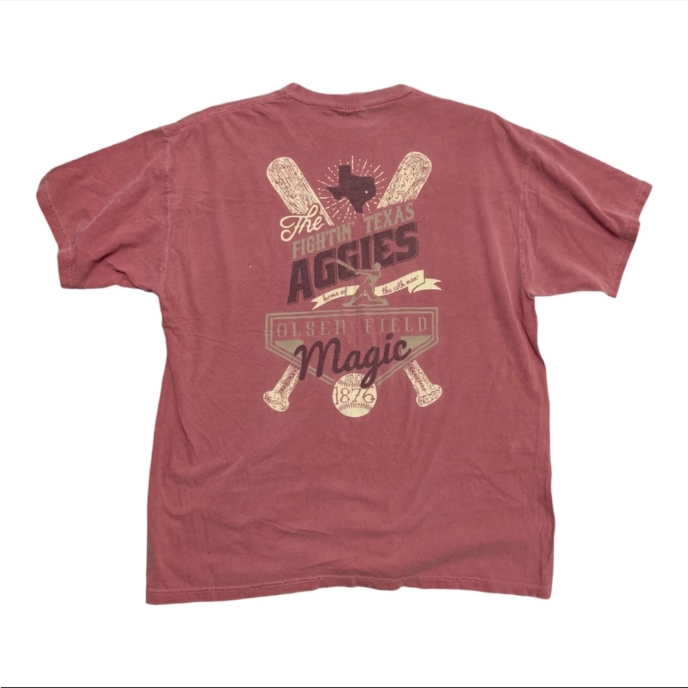 Texas A&M Baseball Comfort Colors T-Shirt Size XL